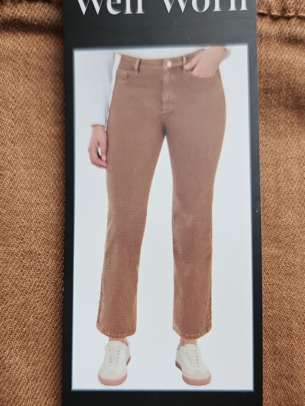 NEW! Well Worn Brown High Rise Classic Straight Jeans Multiple Sizes